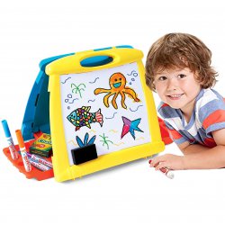 Przenośna Sztaluga z dwustronną Tablicą z akcesoriami Crayola