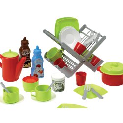 Smoby - Ecoiffier Olbrzymi Zestaw Młodej Gospodyni Naczynia 