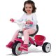 Smoby Rowerek Trójkołowy Ciche Koła Baby balade 3 w 1 różowy