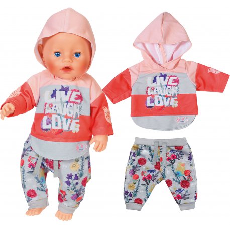 Baby Born Ubranko Dresowe Pomarańczowe