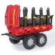 Rolly Toys rollyTrailer Przyczepa Wywrotka do przewozu drewna + 5 Bali