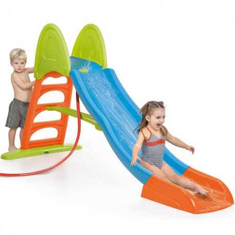 FEBER Mega zjeżdżalnia ogrodowa ze ślizgiem wodnym