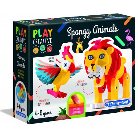 Miękkie Zwierzątka Play Creative Clementoni