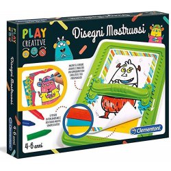 Potworne Rysunki Szablony do Rysownia Clementoni Play Creative