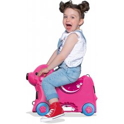 BIG Jeżdżąca walizka Bobby Trolley Czerwona