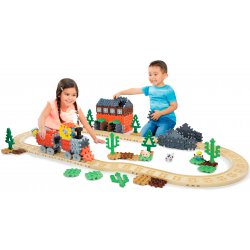 Klocki Wafle Kolejka Pociąg Parowy Little Tikes