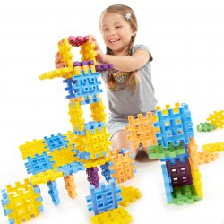 Klocki Wafle 60 Elementów Little Tikes Torba