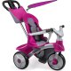 FEBER Trójkołowy Różowy ROWEREK 4w1 BIEGOWY Daszek TORBA