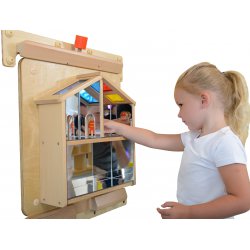 Tablica Ścienna Sensoryczna Domek Z Luster Masterkidz