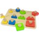 Drewniany Sorter Kształtów Wielkości Kolorów Masterkidz