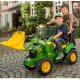 Rolly Toys Traktor John Deere z biegami, pompowane koła z łyżką Trac