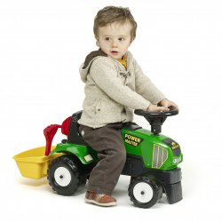 FALK Jeździk Traktor Chodzik Pchacz Klakson Akcesoria Kosz
