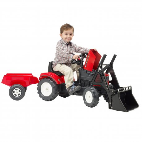 Traktor na pedały z Przyczepą i Łyżką FALK 2-5 Lat do 30kg