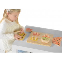 Drewniany Sorter Kształtów Figury Geometryczne Liczenie Masterkidz