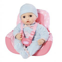 Baby Born Fotelik dla lalki krzesełko rowerowe Różowe