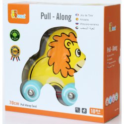 Viga Zestaw do ciągnięcia drewniany lew