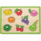 Drewniane Puzzle Owoce Układanka Viga Toys