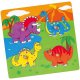Drewniane Puzzle Dinozaury Układanka Niespodzianka Viga Toys
