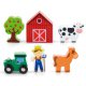 Viga Drewniana Farma 6 Figurek