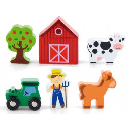 Viga Drewniana Farma 6 Figurek