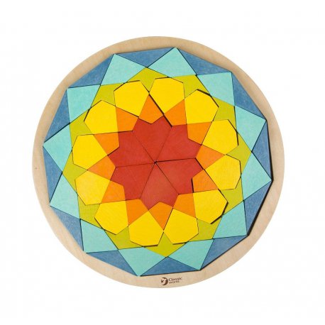 Układanka Logiczna Mandala Klocki Classic World