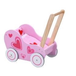 Drewniany Wóżek Chodzik dla Lalki