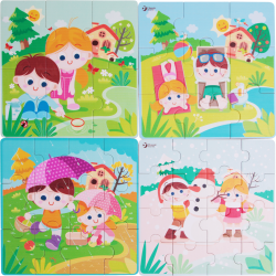 Puzzle Ukladanka Cztery Pory Roku Classic World
