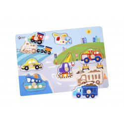 Puzzle z Pinezkami Ruch Drogowy Classic World