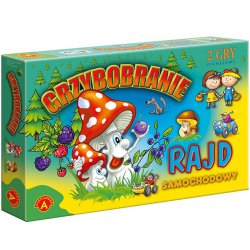 Alexander Gra planszowa Grzybobranie Rajd Samochodowy