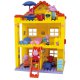 BIG Klocki Świnka Peppa dom willa 107 elem.z figurkami