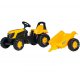 Rolly Toys traktor na pedały JCB Kid z przyczepką