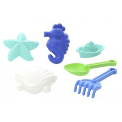 Zestaw foremek morskich + Łódka łopatka i szpadelek