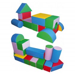 Woopie Zestaw Mini klocków piankowych 25 elementów