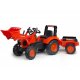 FALK Traktor KUBOTA z łyżką i przyczepą