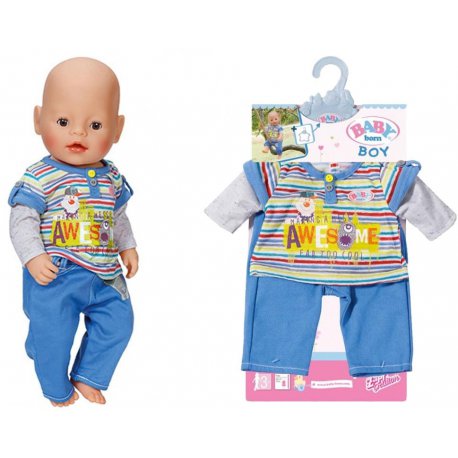 Baby Born Ubranko Komplet kolekcja chłopięca Braciszek baby Born