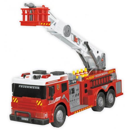 Dickie Straż Pożarna Pojazd Wóz Strażacki Fire Brigade Akcesoria Światło Dźwięk