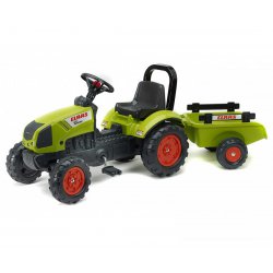 FALK Traktor Claas na pedały Arion 410 z przyczepą