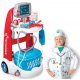 Smoby Elektroniczny Wózek Lekarski dźwięk + Stetoskop w zestawie