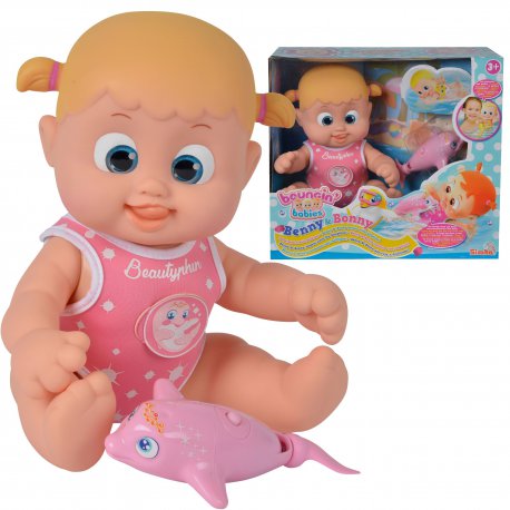 Pływająca lalka Bonny z delfinkiem Benny Simba