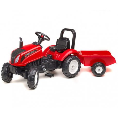 Traktor na pedały Land Master z przyczepą Nowość 2017