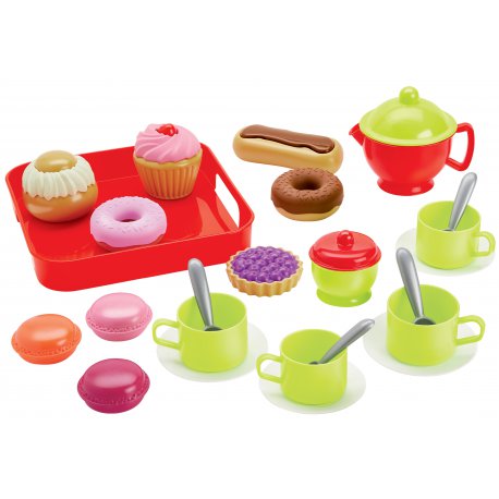 Zestaw do herbatki naczynia 28 el Ecoiffier