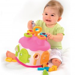 Smoby - Cotoons Sorter Domek kształtów Różowy