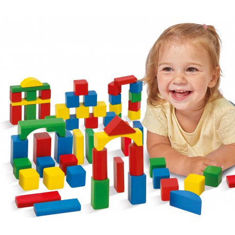 Drewniane Klocki Zestaw 100 szt. Eichhorn