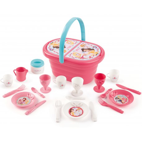 Smoby Koszyk Piknikowy Disney Princess z Akcesoriami