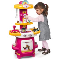 SMOBY Stylowa Kuchnia Masha i Niedźwiedź 22 akcesoria