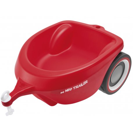 BIG Przyczepka do jeździka New Bobby Car czerwona
