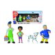 Simba - Strażak Sam Zestaw 4 figurek Mike, Mandy, Steele i Schnuffi + naklejki