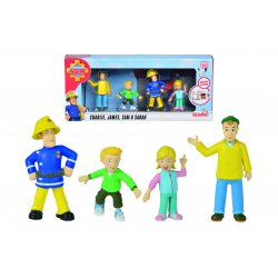 SIMBA Strażak Sam Zwstaw 4 Figurek