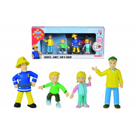 SIMBA Strażak Sam Zwstaw 4 Figurek