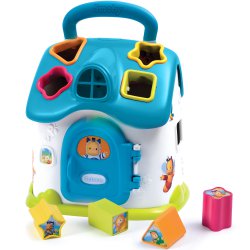 Smoby Cotoons Interaktywny Domek Kształtów Światło Dźwięk Sorter Niebieski